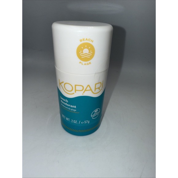Kopari Other - Natural Aluminum Free Coconut Deodorant Beach Scent 2 Ounce Smooth Formula